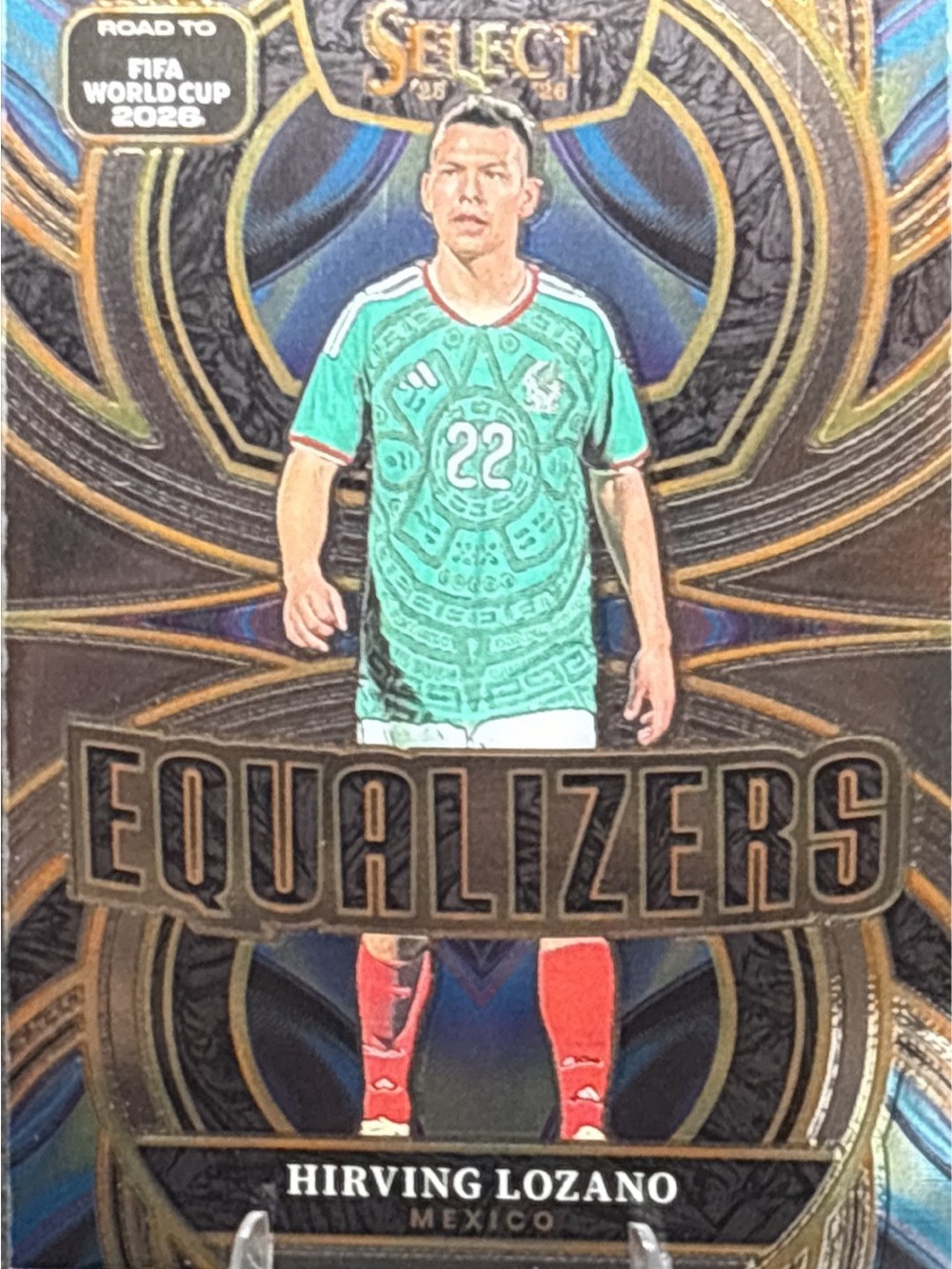 Panini Select Equalizers Hirving Lozano Soccer Card